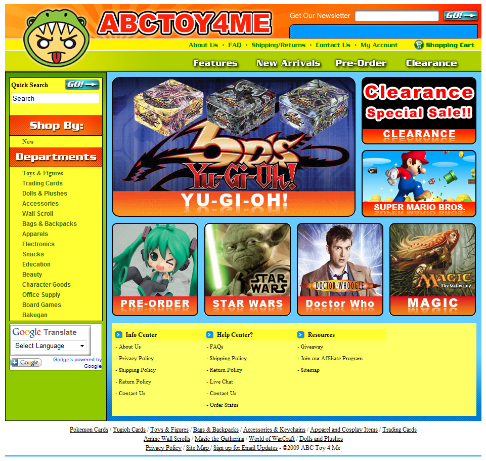 abcTOY4me.com HOME-PAGE
